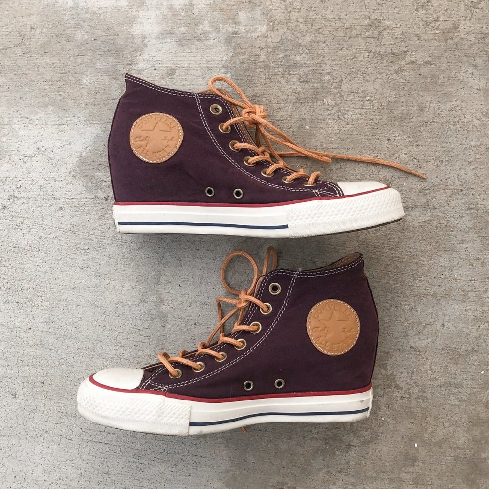 Converse Chuck Taylor Hidden Wedge Size 8